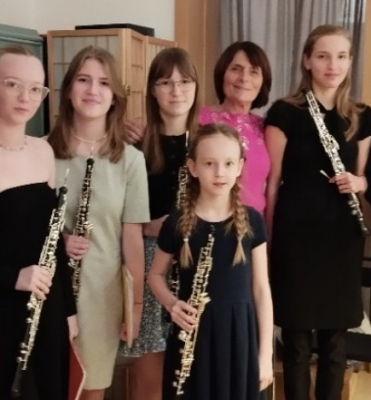 Novoroční koncert dechového oddělení v Artičoku