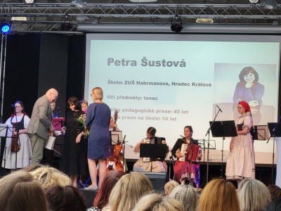 Petra Šustová je pedagogickou osobností roku